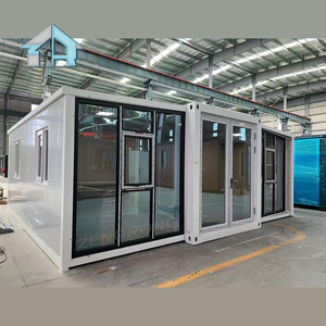 Maisons modulaires entièrement isolées et extensibles pour chantier de construction, bureau mobile, mini-maison de jardin et espace de travail temporaire extérieur - Product Image 1