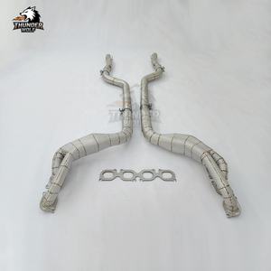 Collecteurs d'échappement et d'admission à livraison rapide <span class=keywords><strong>Hetu</strong></span> pour Mercedes Benz C63 AMG W204 6.2L V8 SS304, collecteurs longs et downpipe - Product Image 3