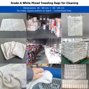 Trapos de Limpieza Blancos Absorbentes, Paños de Algodón Industriales para Limpieza - Product Image 5