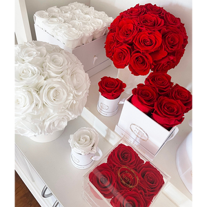 Presente De Dia <span class=keywords><strong>dos</strong></span> Namorados Regalos Para Mujer Conjunto De Regalo De Lujo Flor Preservada Rosa Eterna Regalo De Cumpleaños Para Mujer - Product Image 6