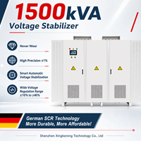 Stabilisateur de tension triphasé SCR 1500 KVA à thyristors, usage intensif industriel pour usine ciment et équipement minier