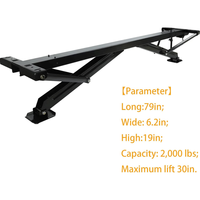 Composants de remorque arrière Support de cric stabilisateur élevé Kit de cric stabilisateur de puissance avec kit d'interrupteur étanche noir Remplacer