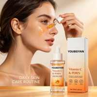 Sérum OEM réparateur anti-rides et éclaircissant à la vitamine C, traitement des taches brunes, à l'hyaluronate de sodium et au peptide de cuivre, liquide pour usage domestique