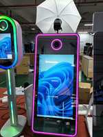 Miroir Photo Booth pour Fêtes avec Caméra et Imprimante, Écran Tactile, Valise de Transport Portable – Stock entrepôt USA/UE