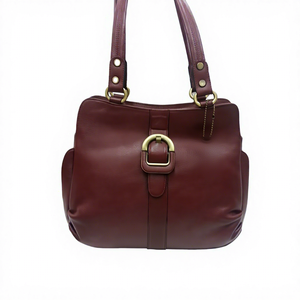 Sac à main pour femme en cuir naturel brun de qualité supérieure, style western, fermeture à glissière, pliable, imperméable, sacs à main décontractés - Product Image 4