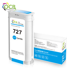 OCBESTJET <span class=keywords><strong>5</strong></span> 星级正反馈 727 BK 300 毫升墨盒适用于 <span class=keywords><strong>HP</strong></span> T2500 T1530 T920 T1500 T930 T2530 打印机 - Product Image 3