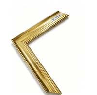 Bingkai Foto Kayu Solid Minimalis Multi Garis Model 6604 Tiga Warna Stok Tersedia untuk Hiasan Dinding Rumah