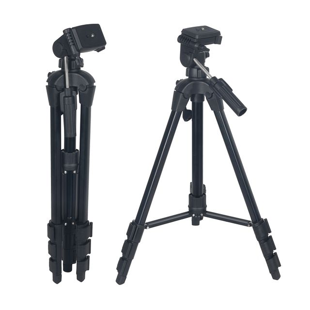 Hotselling Travel Portable Tripod for Camera With Phone Holder Quick Release Plate for Canon Sony Samsung With Bag