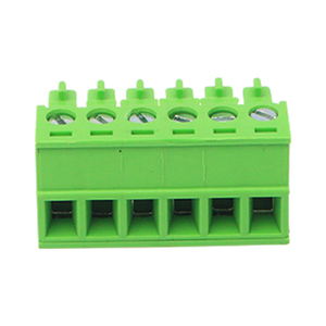 Bán hàng nóng 3.81 mét màu xanh lá cây nữ pluggable khối thiết bị đầu cuối 15edgk-3. 81 và với mặt bích 15edgkm-3. 81 - Product Image 3