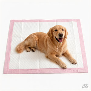 แผ่นรองซับฉี่แบบใช้แล้วทิ้งสำหรับผู้ใหญ่ ขนาด 60*90 ซม. ผลิตจากเยื่อฟลัฟฟ์ย่อยสลายได้ทางชีวภาพ สำหรับโรงพยาบาลและพยาบาล - Product Image 4