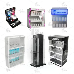 Vitrine de acrílico para loja de fumaça, suporte de acrílico para exibição de tabaco, personalizado de fábrica na China