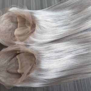 Perruque 2026 Noblest 100% Cheveux Humains, Dentelle Suisse Complète, pour Femme, Nœuds Simples, Aspect Cuir Chevelu Naturel, Luxe <span class=keywords><strong>Blond</strong></span> Platine Glacé - Product Image 4