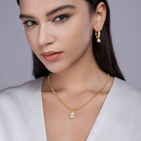 Chaîne en Moissanite Poire 9*13mm Argent Sterling 925 VVS D Or Couleur GRA Certifié Moissanite Bijoux Pendentif Collier
