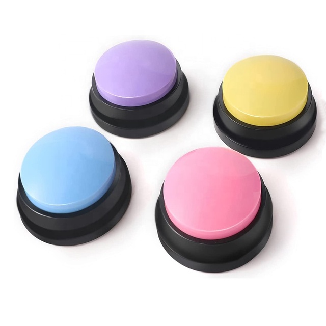 Factory Price Wholesale Pet Dog Talking Button Custom Sound Buzzer Recordable 20s/30s Talking Button With Mat