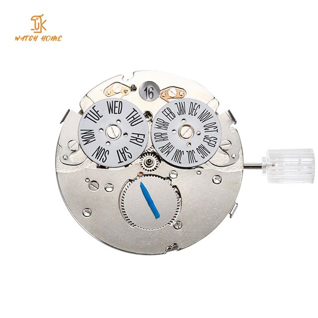 OEM Weekly Date and Monthly Calendar 24-hour Moon Phase Calendar Modified Nh35 Automatic Mechanical Watch Movement Customized