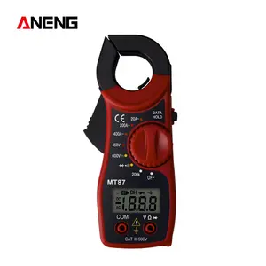 ANENG MT87 Digital Clamp Meter มัลติมิเตอร์ AC/DC แอมป์มิเตอร์โวลต์มิเตอร์ LCD ความต้านทาน Multi Clamp ทดสอบเมตร