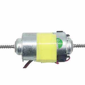 מנוע DC עם ציר דו-צדדי עם הברגה 12V עם תמסורת תולעתית לכיסא עיסוי ומאווררים קטנים - Product Image 3