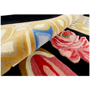 Sang Trọng 100% New Zealand Len Lụa Tay Tufted Thảm Đệm Ba Tư Phòng Khách Thảm Có Thể Giặt Cầu Nguyện Đồng Bằng Thiết Kế Mới 1 Mảnh - Product Image 6