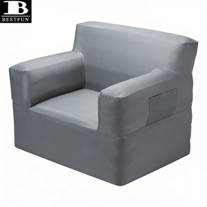 Silla Inflable Resistente con Bomba Integrada, Cubierta de Oxford, Sillón Inflable Portátil para Películas, Campamentos, Playa, Dormitorio, Eventos - Product Image 5