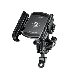<span class=keywords><strong>Support</strong></span> de téléphone pour moto Kewig, flexible, antichoc, en alliage d'aluminium, anti-vibration, pour rétroviseur, fixation rapide - Product Image 2