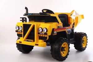 बच्चों की इलेक्ट्रिक कार लड़कों और लड़कियों 4 रिमोट कंट्रोल खुदाई इंजीनियरिंग वाहन बैठ सकते हैं डबल ड्राइव खिलौना कार - Product Image 4