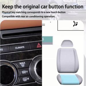 หน้าจอ LCD ควบคุมอุณหภูมิแบบ AC ขนาด 7 นิ้ว สำหรับรถยนต์ Jaguar ปี 2015-2020 รุ่น XF XFL FPACE F PACE พร้อมแผงควบคุม รับประกัน 1 ปี แบบเสียบใช้งานได้ทันที ควบคุมด้วยระบบสัมผัสและปุ่มกด - Product Image 2