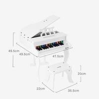 Children's toy piano 30key Kids Gift Toys Mini Wooden Percussion Piano Music Instrument Piano Toy for Children