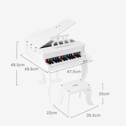 Children's toy piano 30key Kids <b>Gift</b> Toys Mini Wooden Percussion Piano Music Instrument Piano Toy for Children - Product Image 5