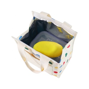 Portable Colorful Eco-friendly Insulated Kids Lunch <b>Bag</b> Pearl Wool Lining Waterproof Zipper Closure <b>for</b> School Gym Outdoor Use - Product Image 2