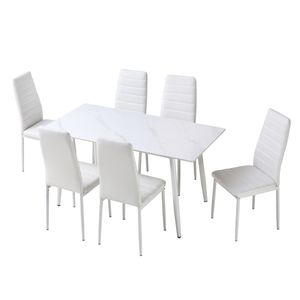 أثاث منزلي فاخر مستطيلي لغرفة الطعام مع تصميم جديد من الأحجار الرخيصة لورشة عمل الفندق وتطبيق المستودعات - Product Image 4