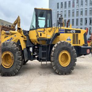 Venta de Producto Popular: Cargadora de Ruedas Komatsu WA470 Usada de Segunda Mano con Caja de Cambios y Bomba, Modelo 2018, Carga Nominal de 20090 kg, Alta Calidad - Product Image 2