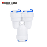 Raccords de tuyau à pousser pour filtre RO 1/4 po, coudes à connexion rapide, connecteurs mâles à filetage externe pour purificateur d'eau de machines agricoles
