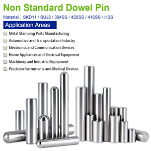 SUS304 chủ đề chốt chân hình trụ rỗng chốt côn pin với chủ đề định vị Pin - Product Image 2