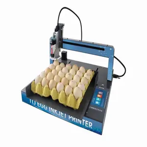 Factory Price 1 / 2 / 4 head nozzles Egg Inkjet Code Printer similar as Sojet Anser Online Batch Date Coding Machine