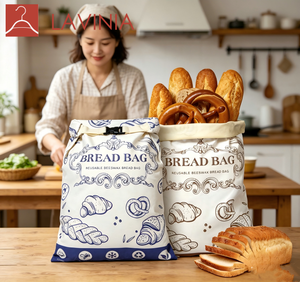 Sac en coton et cire d'abeille <span class=keywords><strong>bio</strong></span> réutilisable pour <span class=keywords><strong>pain</strong></span> au levain fait maison avec fermeture éclair, livraison rapide 2026 - Product Image 1