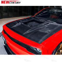 Fibre de carbone de haute qualité, véritable fibre de carbone, capot avant transparent en fibre de verre pour Dodge Challenger 2015-2023