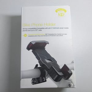 Support de téléphone pour <span class=keywords><strong>vélo</strong></span>/moto, installation sans outil en 30 secondes, pince de guidon 360 °   Pour téléphones de 4,7 à 7 pouces, compatible avec les vélos de route/de ville (prise en main stable) - Product Image 6