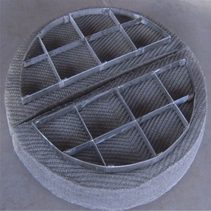 Almohadillas de malla de eliminador de niebla de filtro de alta calidad Almohadilla de malla de punto de acero inoxidable Tipo de almohadilla antivaho - Product Image 3