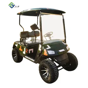 China Hot Sale Or Electric Powered 2 Seater Club Car Golf Carts Buggy With Off Road Tyres And Lithium Battery