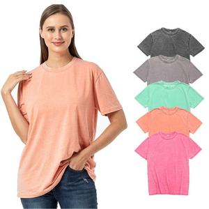 High Quality 100% Cotton Oversize Acid Washed T-<b>Shirts</b> Vintage Custom Stone Wash Print Loose Fit Knitted Lain-t-<b>Shirt</b> - Product Image 2
