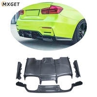 Diffuseur de lèvre de pare-chocs arrière en Fiber de carbone PSM style F80 M3 F82 M4 pour BMW