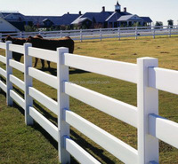 Clôture pour chevaux en PVC de qualité supérieure avec une seule porte : confidentialité, résistance et qualité durable
