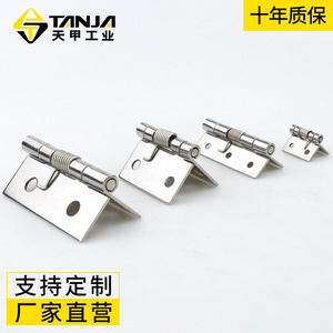 Bisagras de Resorte de Acero Inoxidable 304, Superficie Pulida, Bisagra para Muebles de Montaje en Superficie K185B, Retorno Automático, Diseño Industrial - Product Image 4