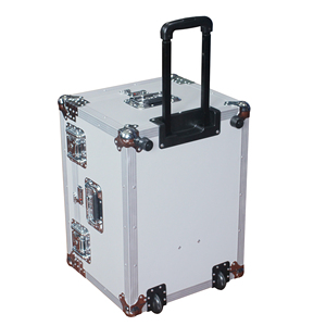 <span class=keywords><strong>Herramientas</strong></span> de instrumentos de dimensión personalizada, <span class=keywords><strong>maleta</strong></span> con carrito de transporte, caja de aluminio interior de espuma con forma duradera con asa y <span class=keywords><strong>ruedas</strong></span> - Product Image 3
