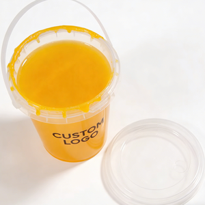 Vaso de Plástico Desechable Transparente para Exteriores de 8oz, 9oz, 10oz, 1000ml con Logotipo Impreso, para Niños, Café Helado, Helado, Material PP, 90mm de Diámetro - Product Image 4