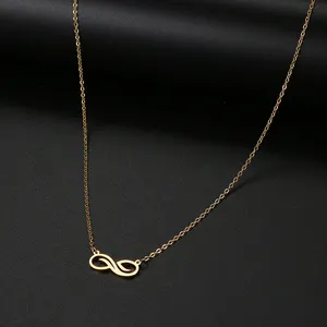 Edelstahl Halsketten Infinity Symbol Style Anhänger Kragen Kette Mode Halskette Für Frauen Männer Schmuck Freunde Beste Geschenke