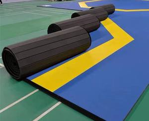 Tapis <span class=keywords><strong>de</strong></span> <span class=keywords><strong>combat</strong></span> enroulable pour grappling, BJJ, lutte, taekwondo, MMA, pour l'entraînement <span class=keywords><strong>de</strong></span> lutte - Product Image 2