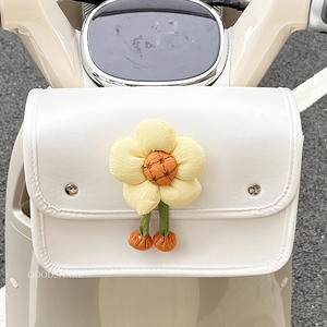 2026 New Pastoral Style Waterproof <b>Front</b> Storage <b>Basket</b> <b>for</b> <b>Bike</b> Electric Bicycle Large Capacity Organizer Hanging Bag - Product Image 2