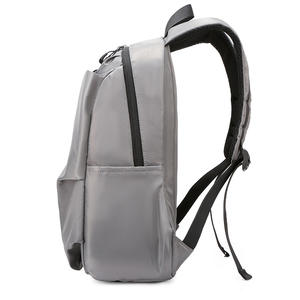 Autumn/Winter Korean Style <b>Men's</b> <b>Backpack</b> New Polyester Casual Travel Bag with Simple Design for Students and Campus Life - Product Image 2