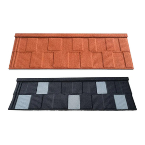 Màu Be đỏ đen tấm lợp bệnh zona siding aluzinc kim loại màu đá tráng mái ngói - Product Image 1